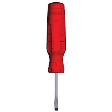 Proto Screwdrivers, Slotted, 1/8in, Red, Round JCP1802RF