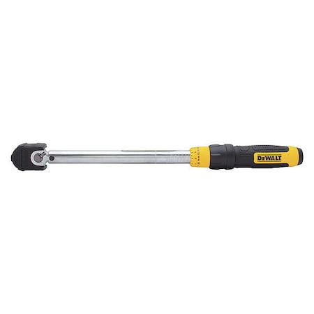 Dewalt Micrometer Torque Wrench, 3/8" DWMT75463