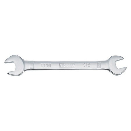 Dewalt Open End Wrench, 1/2" x 9/16" Base DWMT75220B