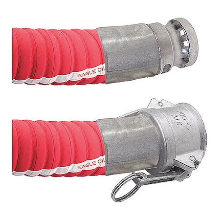 Eagle Tank Truck Hose Assembly, 4"x25ft. A009-0643-3525