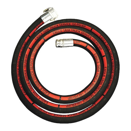 Eagle Tank Truck Hose Assembly, 6"x20ft. A009-0962-0020