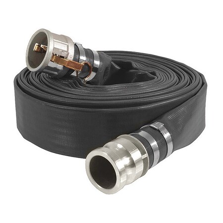 Eagle Lay Flat Hose Assembly, 6"x50ft. A008-0962-3550