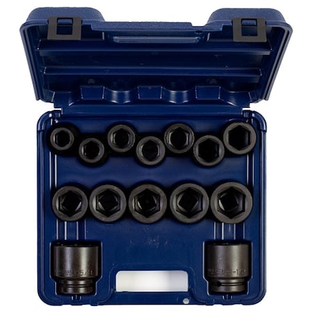 Wright Impact Socket Set, 3/4" Drive, 14 pieces 610-MC