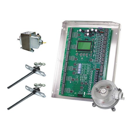 Io Hvac Controls Zone Panel, 6 Zone, 4H/2C, ESP Kit ZP6-ESP-KIT