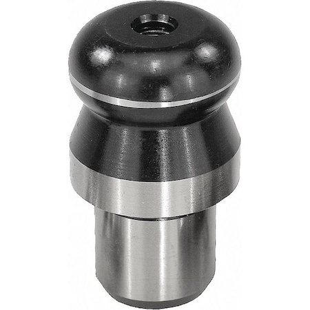 KIPP Locating Pin With Ball-End C=12, Form: B Stainless Steel 1.4305 K0351.512