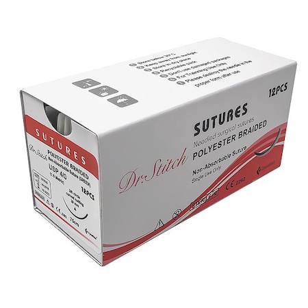 Dr.Stitch Training Sutures with Thread, PEST, 4/0 DS-0015