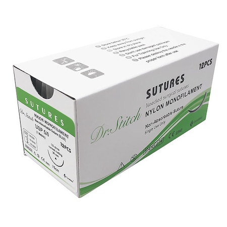 Dr.Stitch Training Sutures with Thread, Nylon, 5/0 DS-0008
