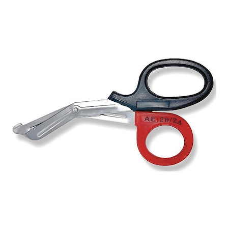 Cynamed EMT Shears, 7.25", Red/Black Pattern CYZR-0082