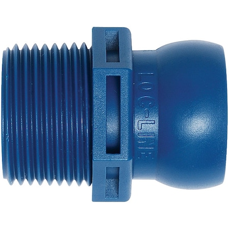 Loc-Line BSPT Connector, 3/4In, PK4 61509