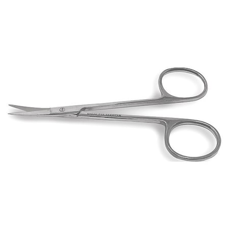 Cynamed Premium Iris Lab Scissors, 4.5", Curved CYZR-0379