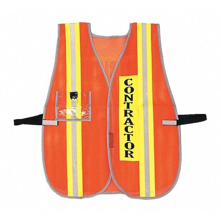 Jaydee Enguard Safety Vest, Contractor, Orange, PK2 SV-6252