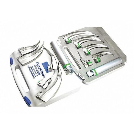 Surgical Design Premium Fiber Optic Mac Laryngoscope Set SDZR-0037