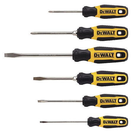 Dewalt Screwdriver Set, Number of Pieces 6 DWHT60117