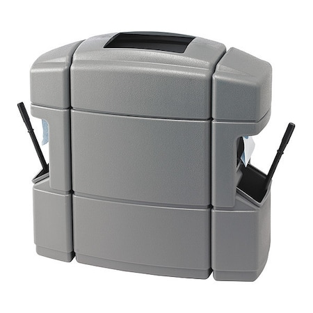 Commercial Zone Products Waste Container, Gray 758703