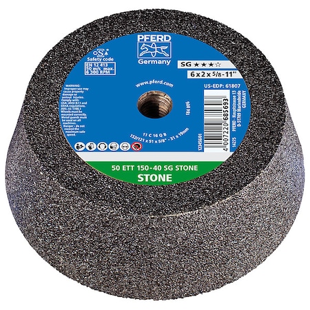 Pferd Flaring Cup Wheel, Silicon Carbide, 6 61807