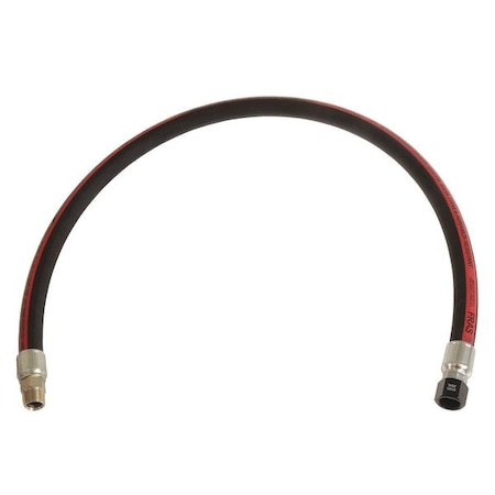 Ryco Hose, 3/4"x30", 5100 psi, MaleNptxFemaleJic H5012D-030-70907040-1217
