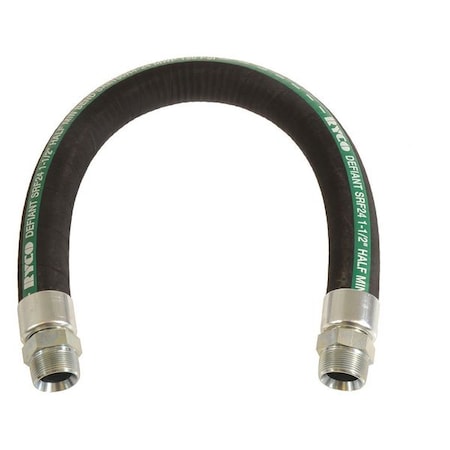 Ryco Hose, 1.5" x 24", 150 psi, Male x Male Npt SRF24-024-40904090-2424