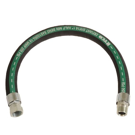 Ryco Hose, 1"x60", 250 psi, MaleNptxFemaleJic SRF16-060-40904040-1621