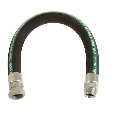 Ryco Hose, 1.5"x48", 150 psi, MaleNptxFemaleJic SRF24-048-40904040-2430