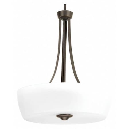 Progress Lighting Leap Three-Light Inverted Pendant, Bronze P500030-020