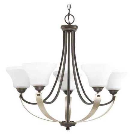 Progress Lighting Noma Five-Light Chandelier, Bronze P400012-020