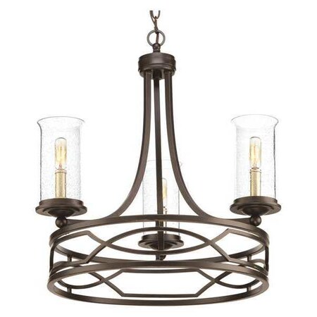 Progress Lighting Soiree Three-Light Chandelier P400018-020