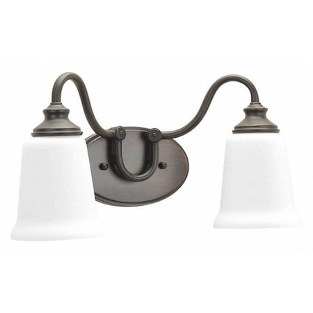 Progress Lighting Wander Two-Light Bath, Bronze P300025-074