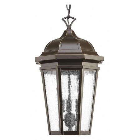 Progress Lighting Verdae Three-Light Hanging Light, Bronze P550002-020