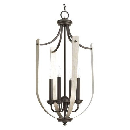 Progress Lighting Noma Four-Light Foyer, Bronze P400014-020