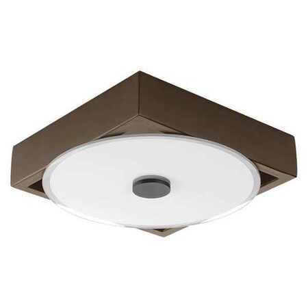 Progress Lighting Frame One-Light LED Sm Flush Mt, Bronze P350025-129-30