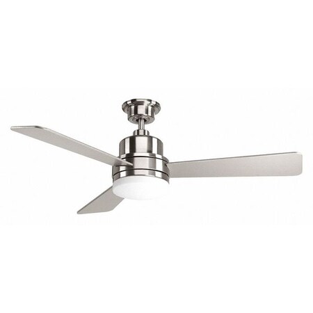 Progress Lighting Trevina 52", 3-Blade Fan, Nickel P2538-09