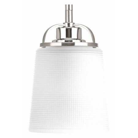 Progress Lighting West Village One-Light Pendant, Nickel P500006-009
