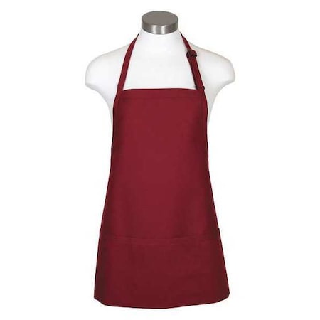 Deltaplus Apron, 3-Pocket Bib, F10, Burgundy 18150