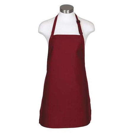 Deltaplus Apron, No Pocket Bib, F33, Burgundy 18740