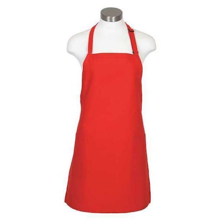 Deltaplus Bib Apron, F53, Red 79047