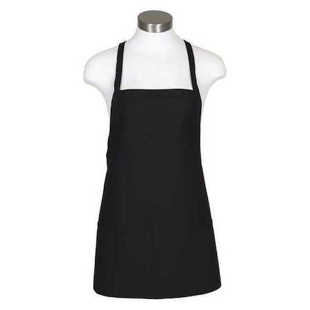 Deltaplus Apron, Criss Cross, F57, Black, 65/35 Poly-Cotton Twill, Black, 24 in, 24 x 28 in 18940