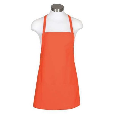 Deltaplus Apron, Criss Cross, F57, Orange, 65/35 Poly-Cotton Twill, Orange, 24 in, 24 x 28 in 82624
