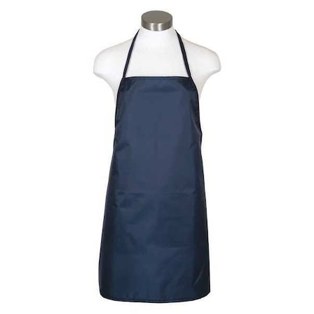 Deltaplus Bib Apron, Repellant, F66, Navy, Polyurethane Coated Nylon, Navy, 29 in, 29 x 26 in 28209
