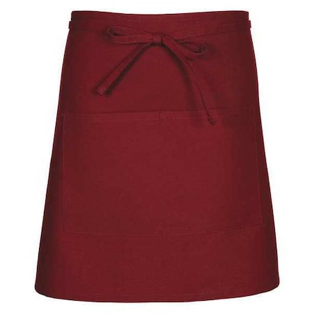 Deltaplus Apron, Half Bistro, F28, Burgundy 18641