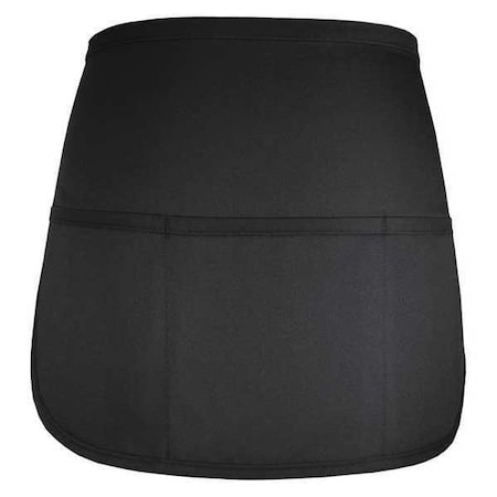 Deltaplus Apron, Cafe Rounded Waist, Black, F30 18671