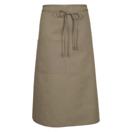 Deltaplus Bistro Apron, F24, Sage, 65/35 Poly-Cotton Twill, Sage, 32 in, 32 in x 28 in 18931