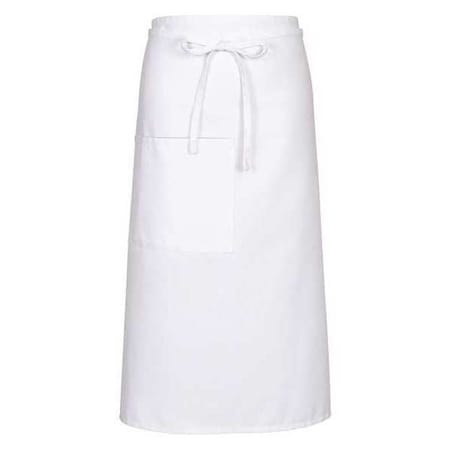 Deltaplus Bistro Apron, F24, White 18335