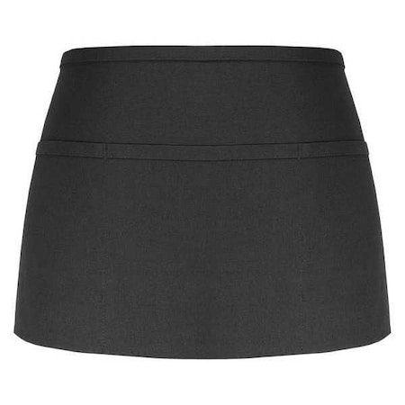 Deltaplus Apron, Reversible, 3-Pckt Waist, Black, F9R 25121