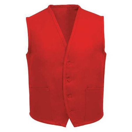 Fame Fabrics Vest, 2 Pocket, Red, V65, XL 23308 | Zoro