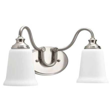 Progress Lighting Wander Two-Light Bath, Nickel P300025-009