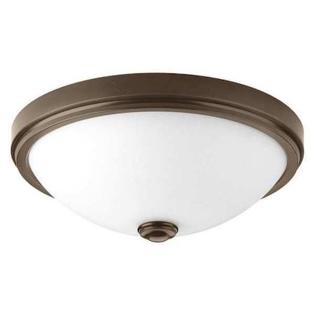 Progress Lighting LED Linen 19", One-Light Flush, Bronze P350008-020-30