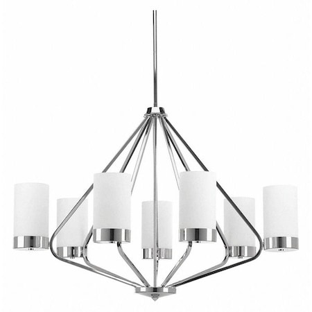Progress Lighting Elevate Seven-Light Chandelier, Chrome P400023-015