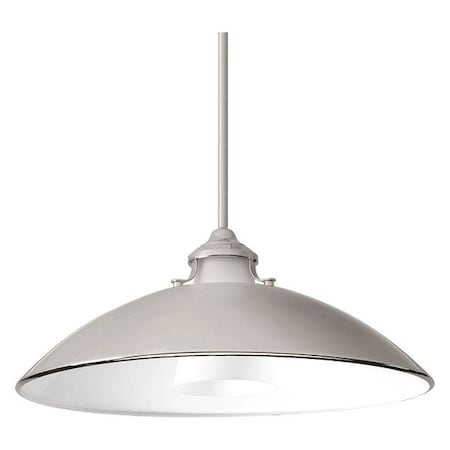 Progress Lighting Carbon One-Light Lg Pendant, Nickel P500014-104