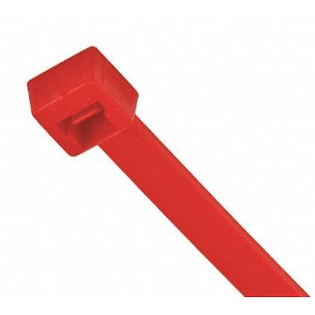 3M Cable Tie, 11 in L, 3 in Max Bundle Dia., Red, Nylon 6/6, 50 lb Strength, 1000 PK CT11RD50-C