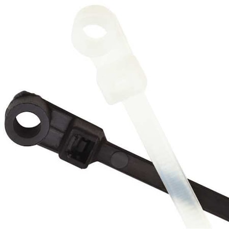 3M Cable Tie, 15 in L, 4 in Max Bundle Dia., Black, Nylon 6/6, 50 lb Strength, 500 PK CT15BK50S-L